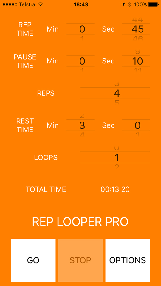 Rep Looper Pro Screenshot 1